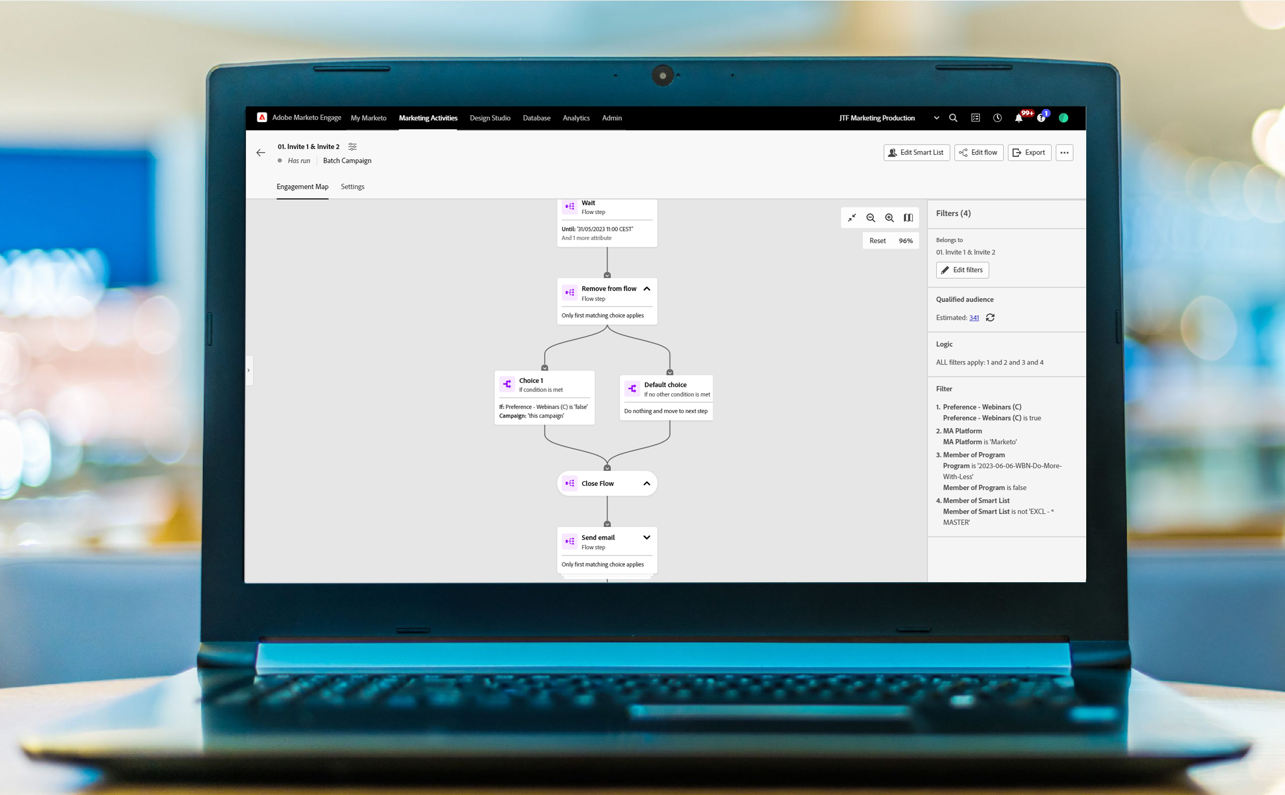 Marketo Engagement Map